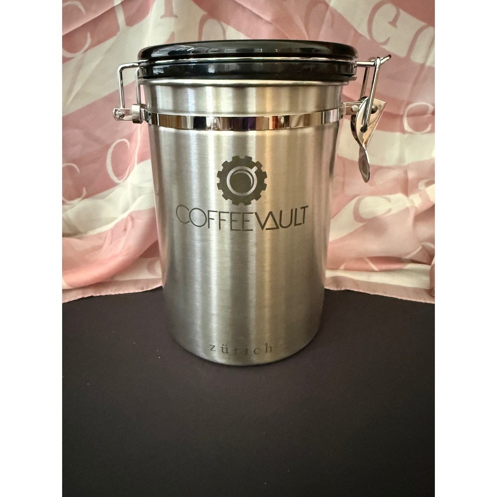 Zurich Coffee Vault Stainless Steel Airtight Coffee Canister Storage Container